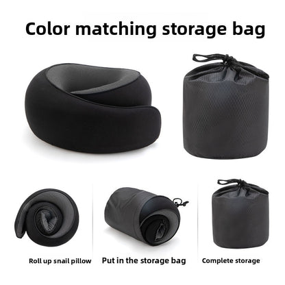 Portable and detachable outdoor airplane travel pillow