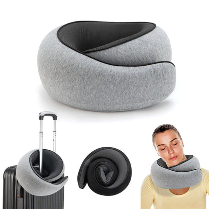 Portable and detachable outdoor airplane travel pillow